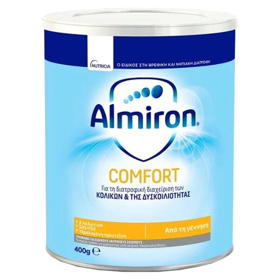 ALMIRON Comfort Lapte praf pentru copii pentru colici și constipație 400g