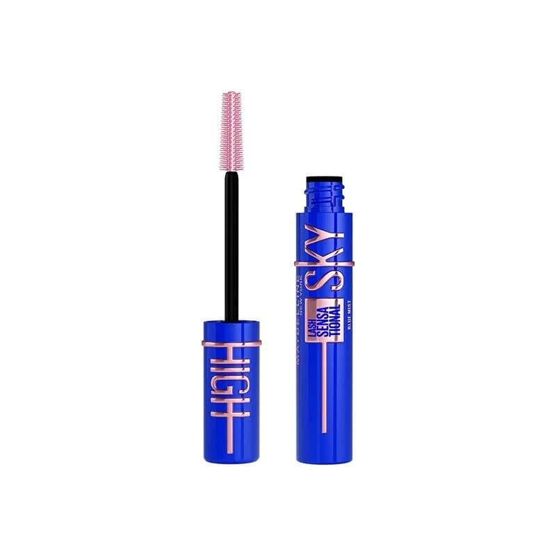 MAYBELLINE Lash Sensational Sky High Mascara für reichhaltiges Volumen und unübertroffene Länge 7.2ml - Blue Mist