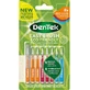DENTEK Easy Brush Eco Frendly Intermediate Brushes Multi Size ISO 1/2/3 0.45/.5/.6mm 8 Pieces