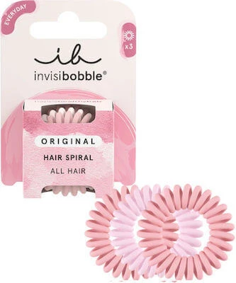 AMBITAS Invisibobble Original The Pinks - Haarbänder in rosa Farbe 3 Stück