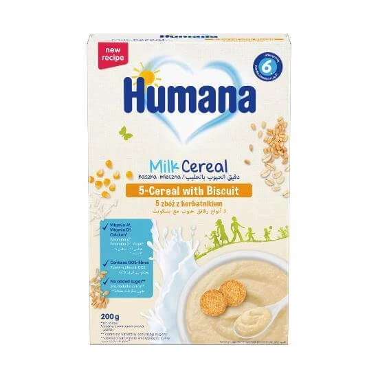 HUMANA Creme 5 Müsli mit Keksen 200gr