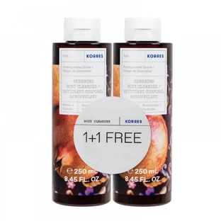 KORRES Pomegranate Grove Renewing Body Cleanser Żel pod prysznic z tonikiem o zapachu granatu 2x250ml