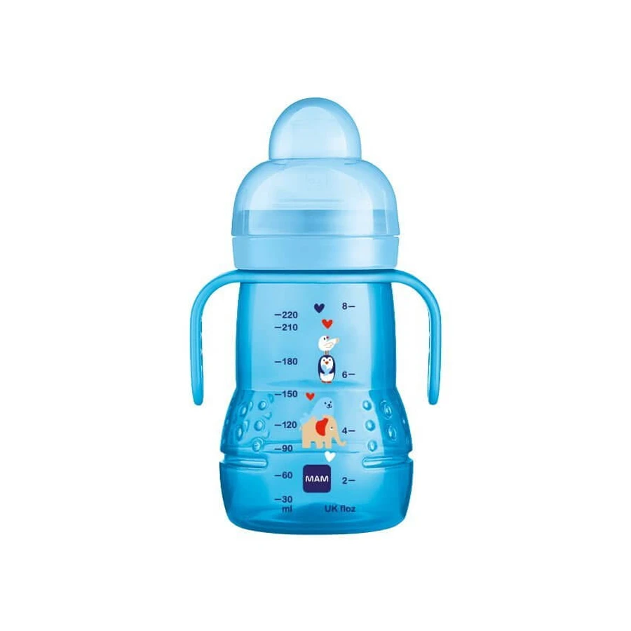 MAM Transition Bottle Trainer con tettarella e boccaglio 4+ mesi 450B 220ml