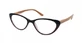 EYELEAD Presbyopia - Reading Glasses With Wooden Arm, Bordeaux Butterfly Shape E206 +4.00