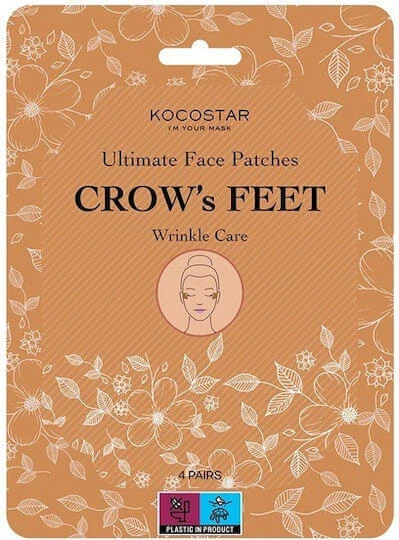 KOCOSTAR Ultimate Face Patches Crow's Feet für Falten an den Augenwinkeln 4 Paar