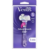 GILLETTE Venus Deluxe Smooth Swirl Rasiermaschine & Ersatzkopf