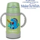 NAVA Thermos Stainless Steel Bottle with Handles We Care 300ml Green (10-113-003)