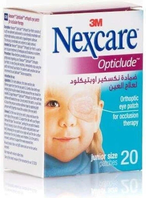 3M Nexcare Opticlude Augenpads für Kinder in Beige Farbe x20 Stück