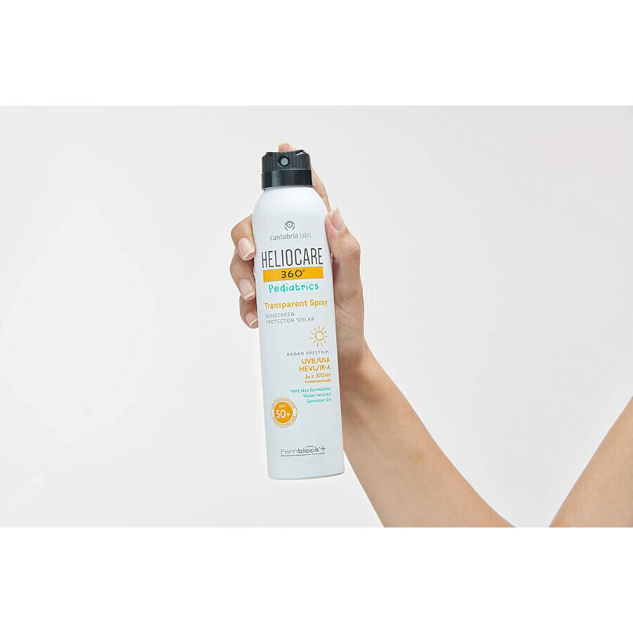 Heliocare 360 Pediatrics Sunscreen Spray with SPF 50+, 200 ml, Cantabria Labs