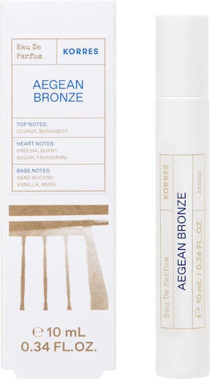 KORRES Aegean Bronze Eau De Pafum Amber Parfüm mit Noten von Bergamotte, Fresian, Duft & Sand 10ml