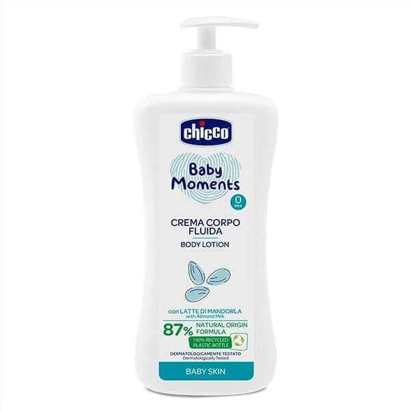 CHICCO Baby Moments Körperlotion, Baby-Körperlotion 500ml