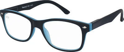 EYELEAD Presbyopie - Lesebrille Schwarz-Blau Coquina E191 +3.50