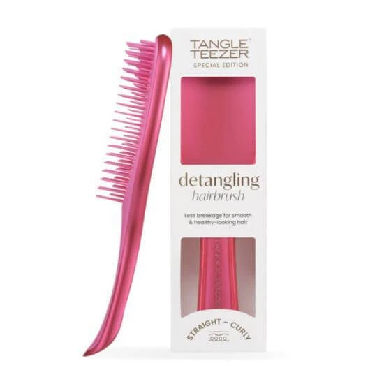 AMBITAS Tangle Teezer Die ultimative Entwirrungs-Haarbürste Sonderausgabe Glatt-Krause Haarbürste zum Entwirren Fuchsia
