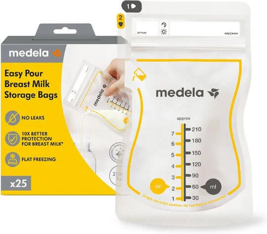 MEDELA Easy Pour Breastmilk Storage Bags 210ml- 25 Stück [101046326]