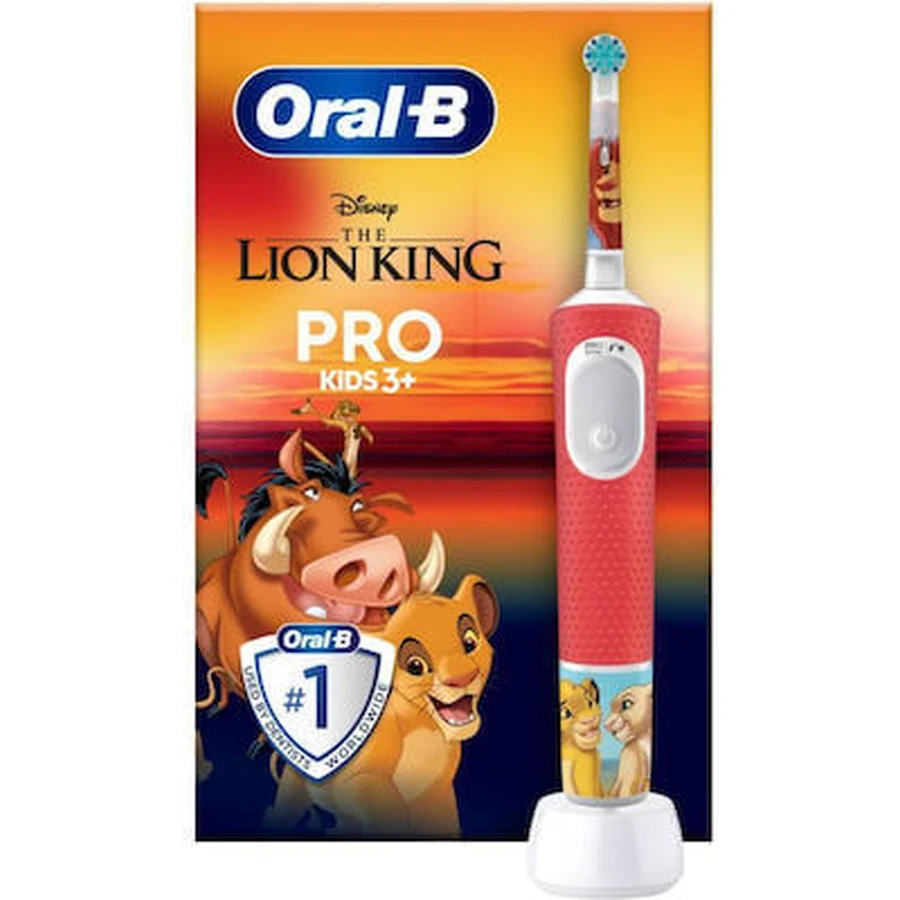 ORAL B Vitality Pro Kids 3+ Years The Lion King Electric Toothbrush For Kids 3+ Years & Travel Case