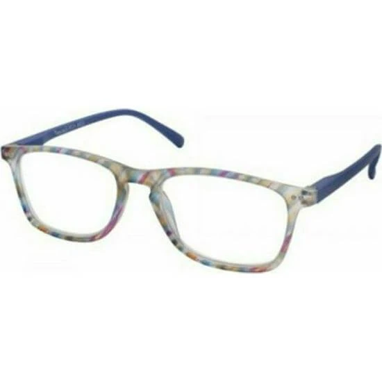 EYELEAD E208 Presbyopie Brille Mehrfarbig Blau Granular 2.00