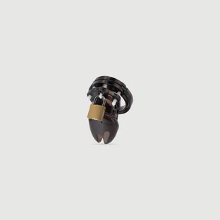 Lock My Cock Plastic Kuisheidskooi Met Slot - Zwart