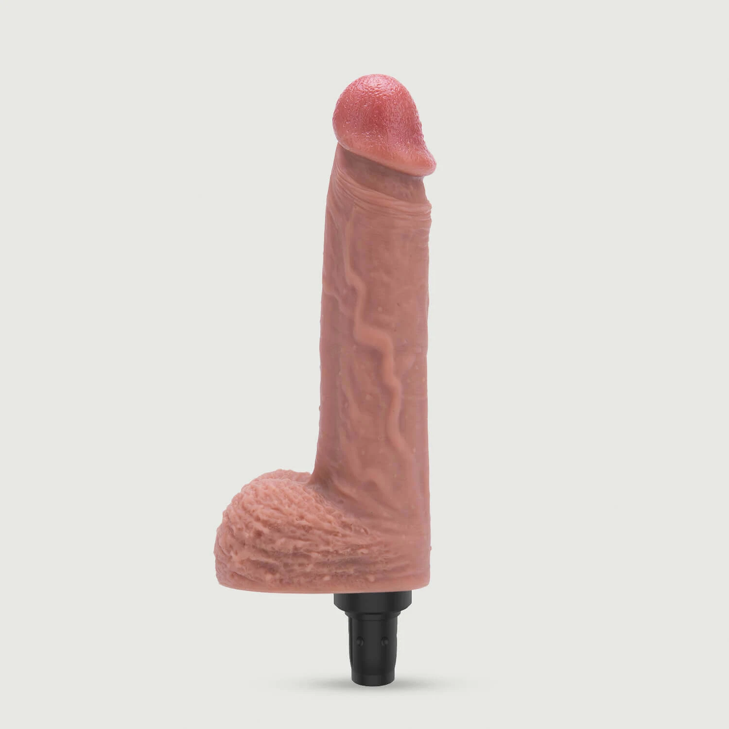 Realistischer Silikonvibrator für Sexopolis Sexmaschinen 19 cm - Fleisch