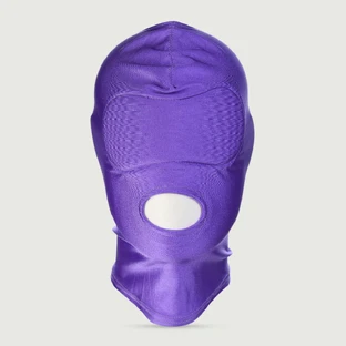Glugă cu cap complet mediu cu deschidere pentru gură - violet