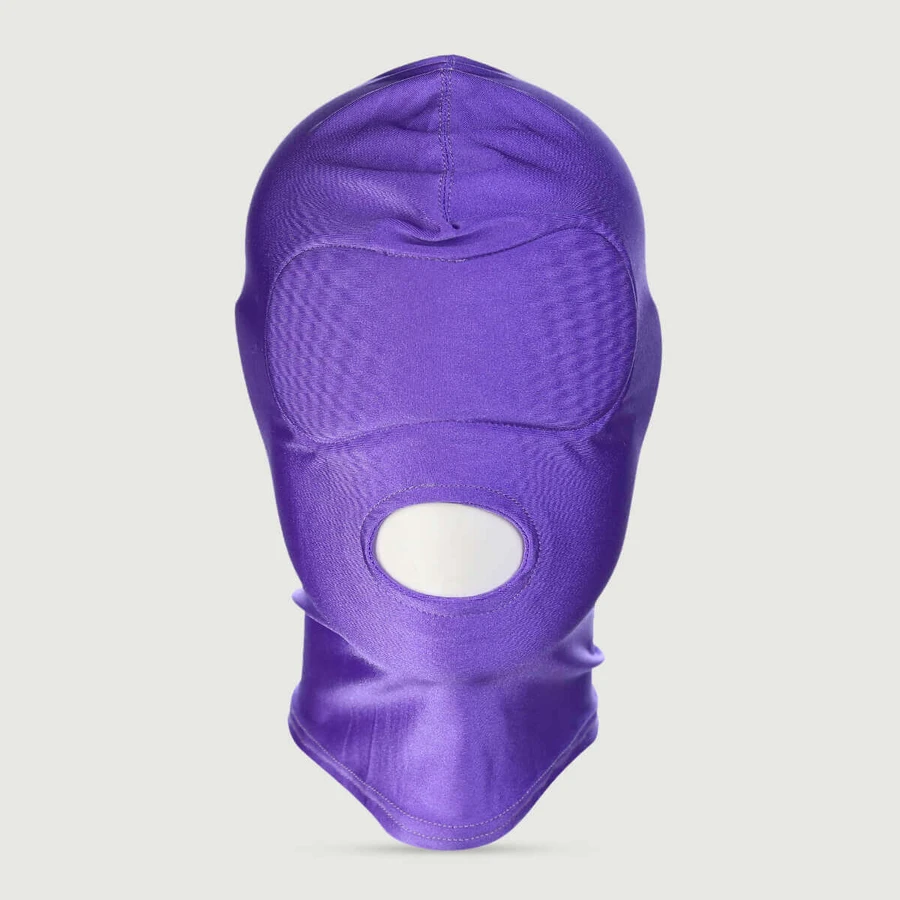 Glugă cu cap complet mediu cu deschidere pentru gură - violet