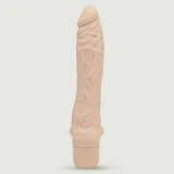 Vibrador clásico grande de silicona - Flesh