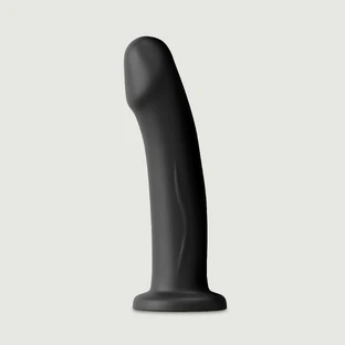 Real Pleasure Dildo mare realist din silicon cu ventuză - negru