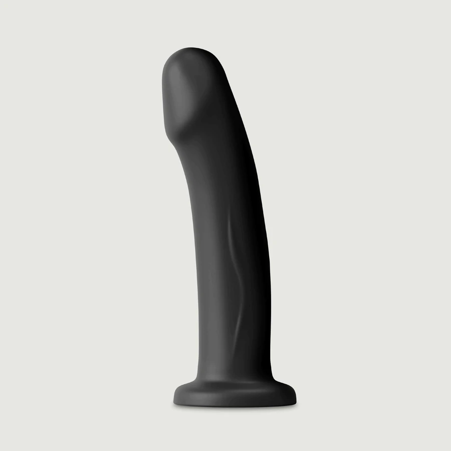 Real Pleasure Dildo mare realist din silicon cu ventuză - negru