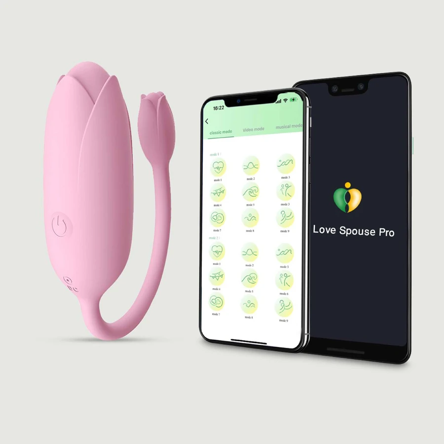 Wibrator silikonowy Mini Flower sterowany aplikacją - różowy: ceny i cechy