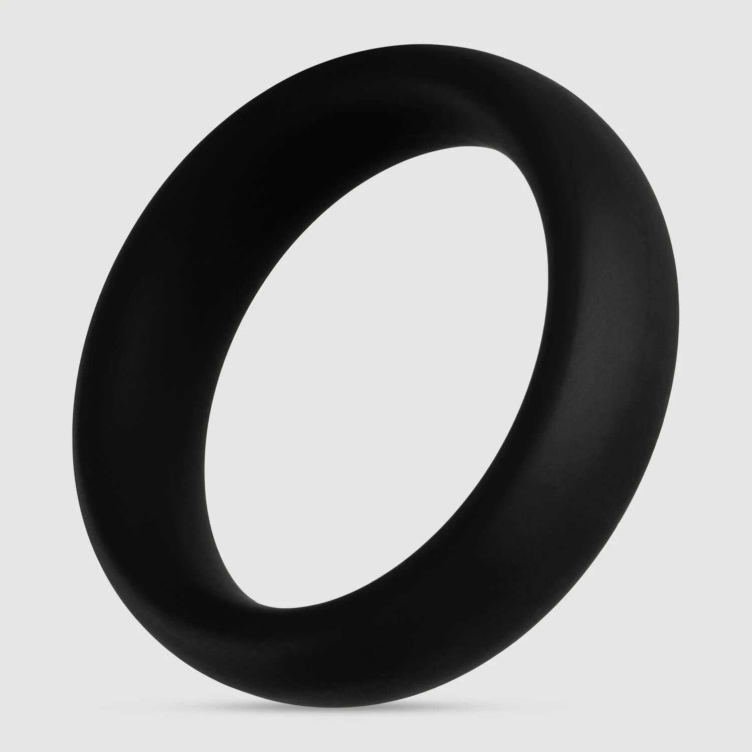 Forto F-64 50 mm Breite Silikon Großer Cock Ring - Schwarz
