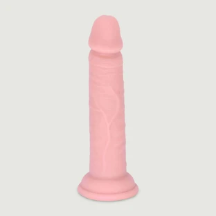 Ari 19 cm Realistischer Silikon Dildo mit Saugnapf - Fleisch