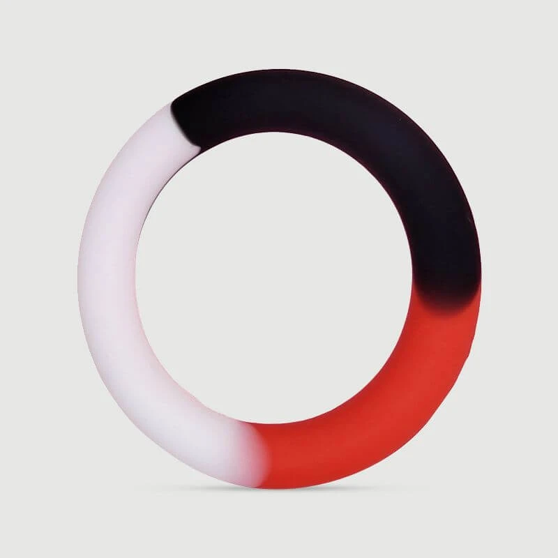 Flexibler dünner Flüssig-Silikon-Pimmelring 70 mm - Multicolour