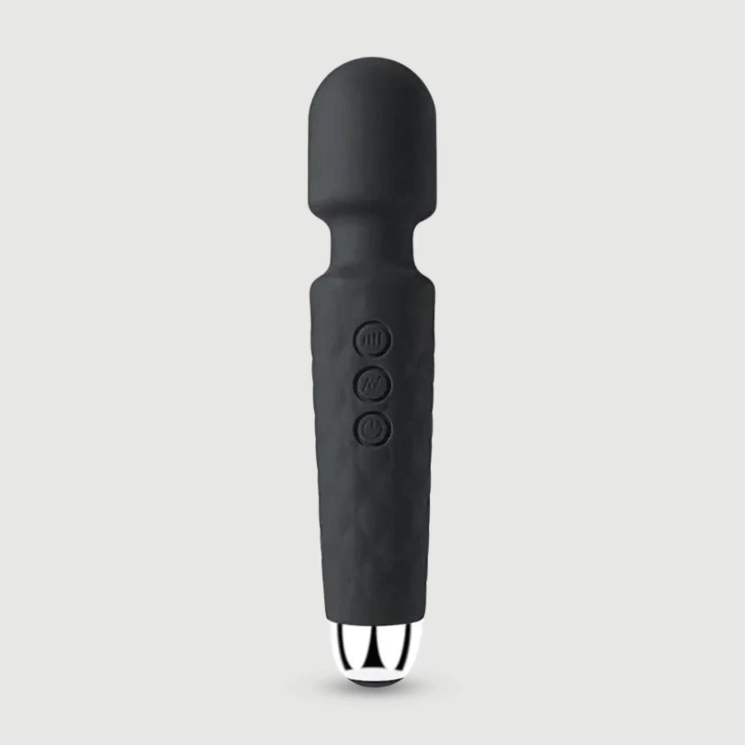 Leistungsstarker Candi-Massagestab-Vibrator für Einsteiger - Schwarz
