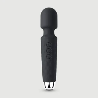Vibrator cu baghetă de masaj Candi pentru începători - negru