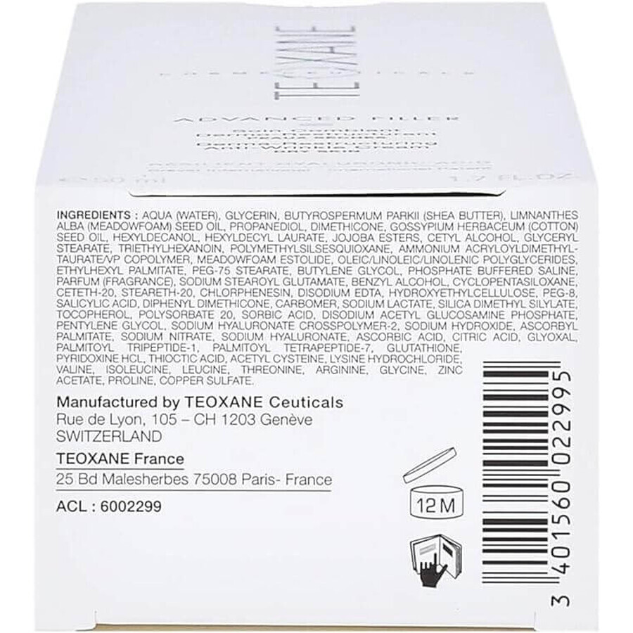 Advanced Filler für trockene Haut, 50 ml, Teoxane