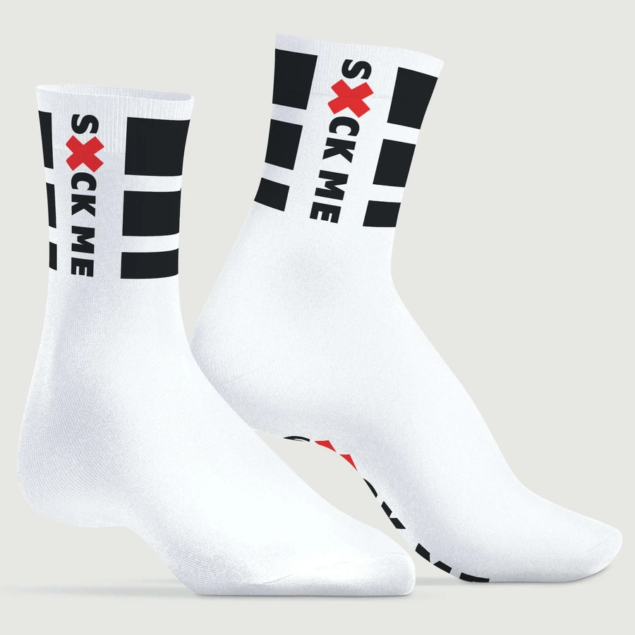 Calzini SUCK ME - Bianco - 39-45