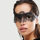 Betoverend kanten vossenoogmasker - Zwart