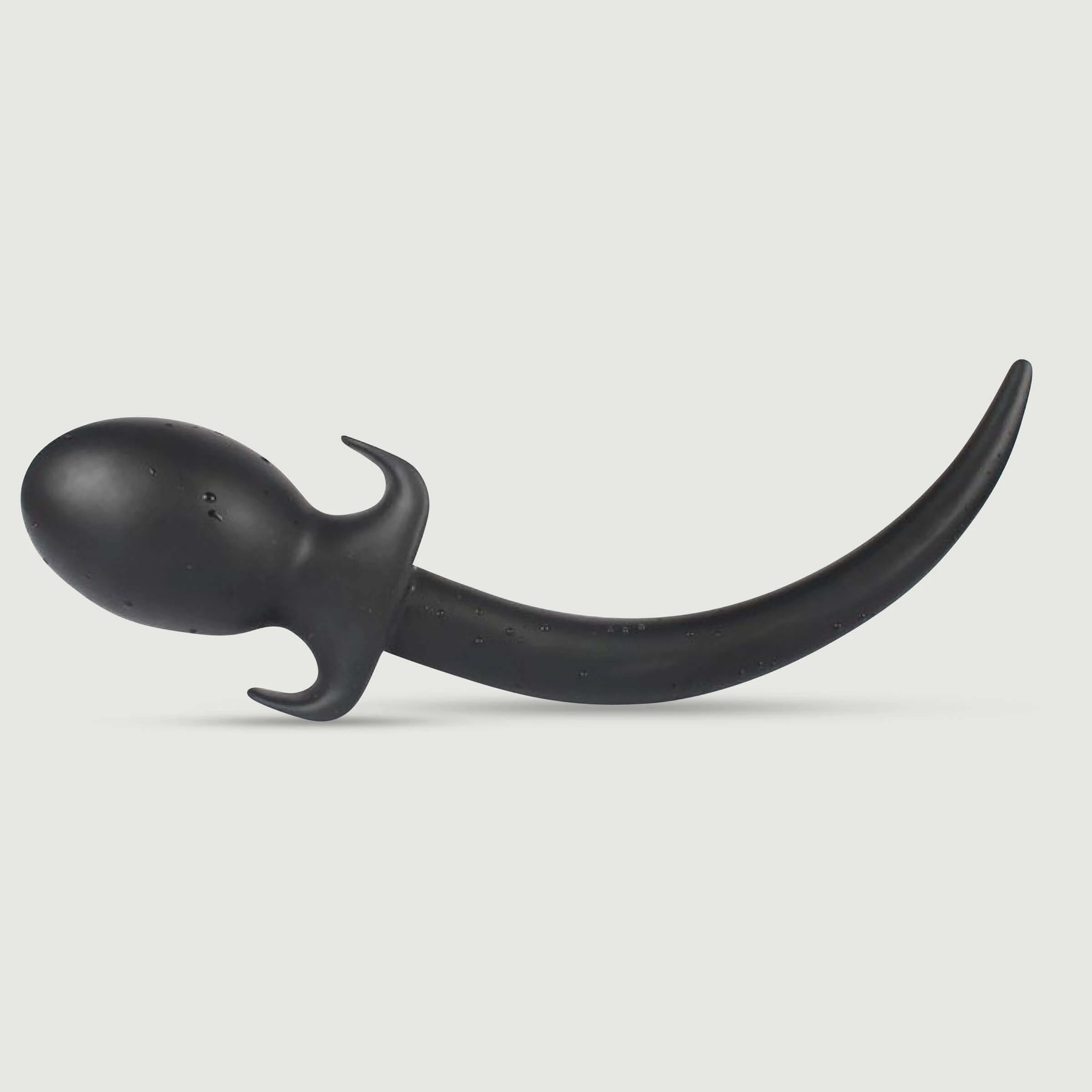 Doggy Tail Medium Butt Plug - Schwarz