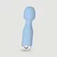 Vibratore con bacchetta da massaggio in silicone Ava Small Powerful - Azzurro