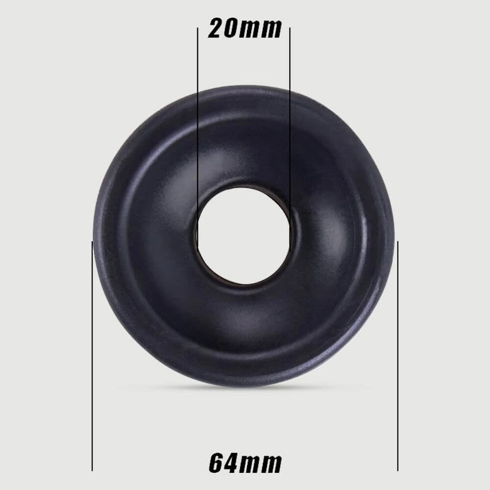 Sexopolis Male Silicone Medium Attachment Cup für Penis Pumpen - Schwarz
