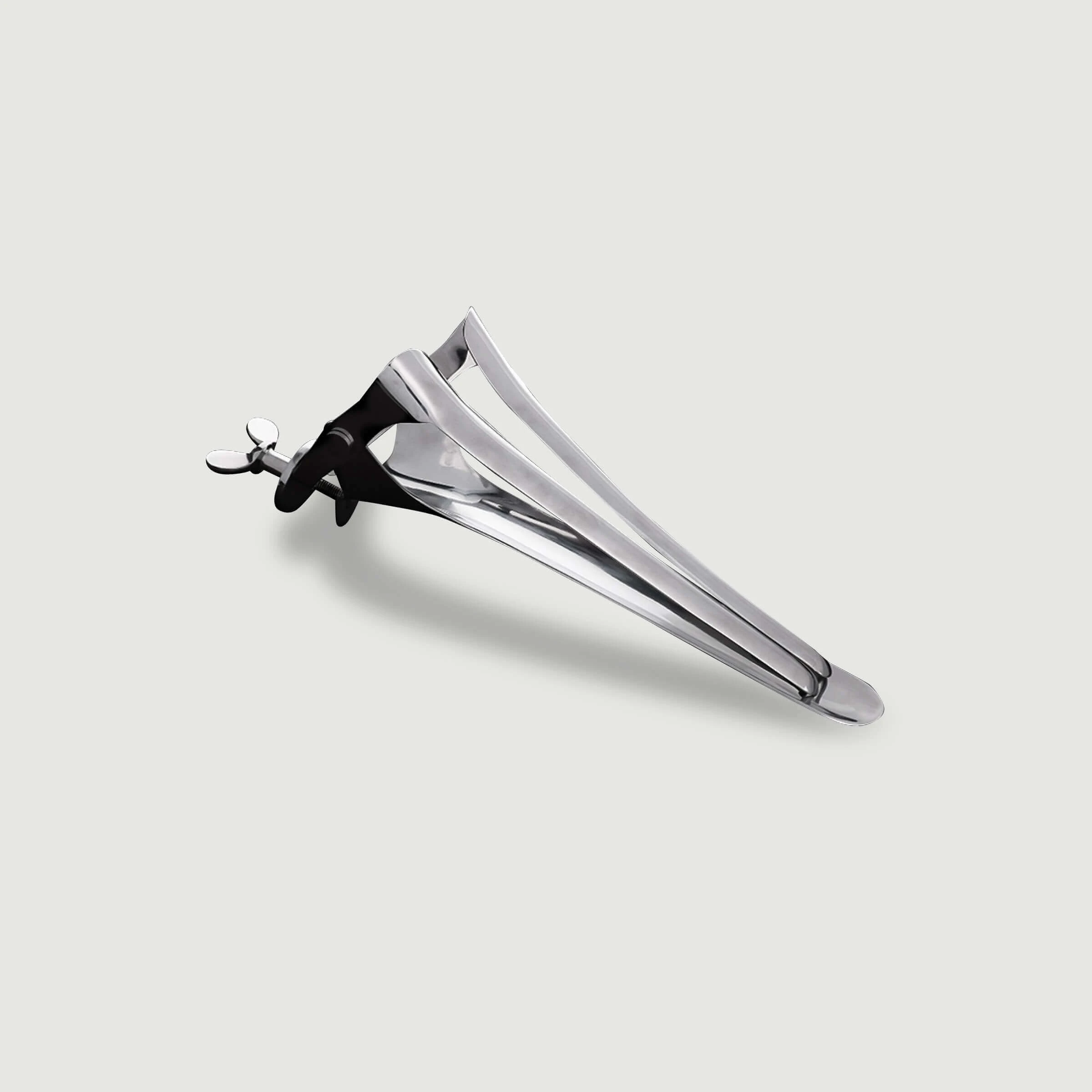 Riesiges Anal-Spekulum für Pferde 46 cm - Silber