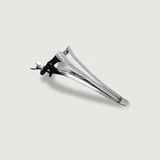 Riesiges Anal-Spekulum für Pferde 46 cm - Silber