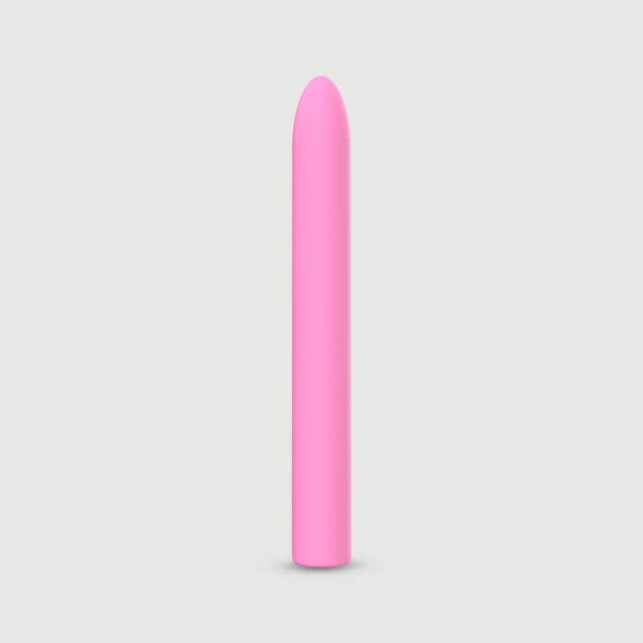 Classic Baby Slim Vibrador Clásico de Silicona de 10 Funciones - Rosa