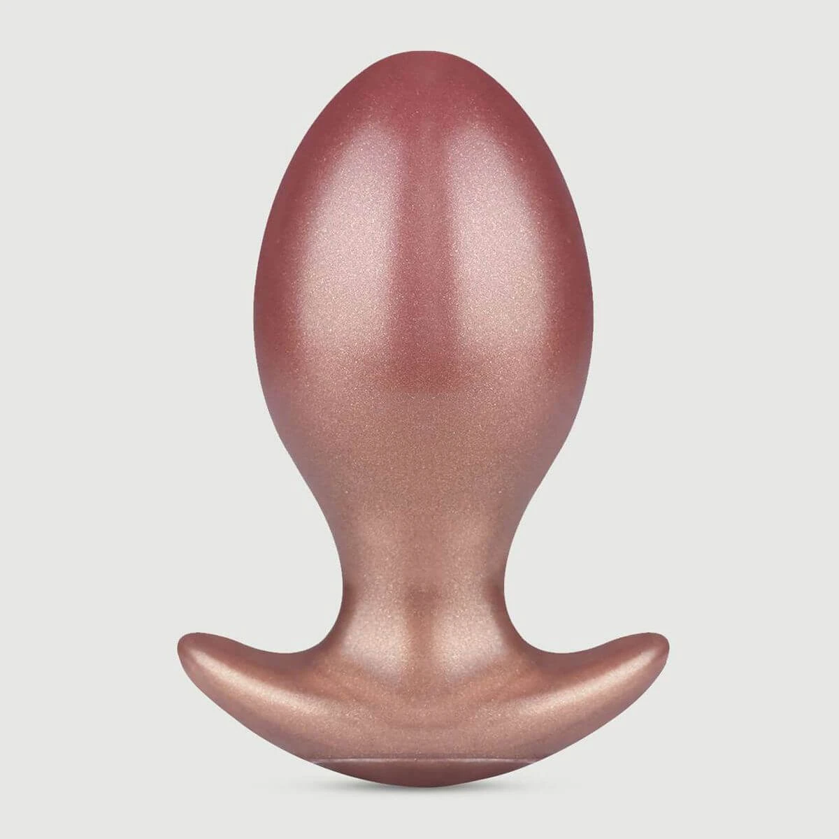 Rundes Wunder Silikon Medium Butt Plug - Bronze