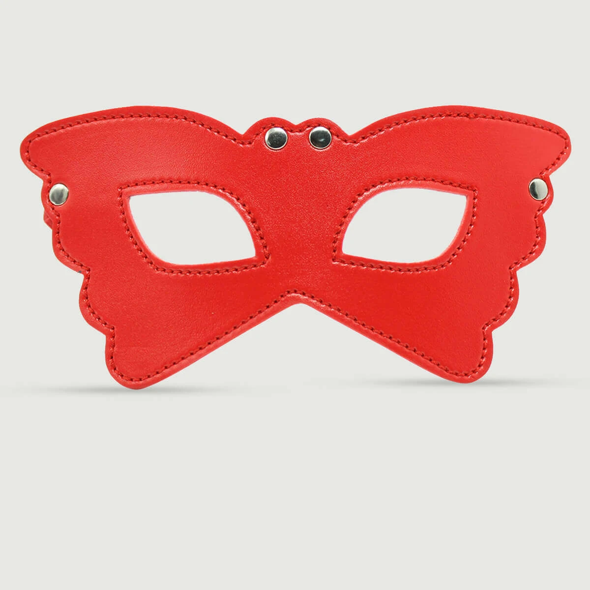 Leder Schmetterling Augenmaske - Rot