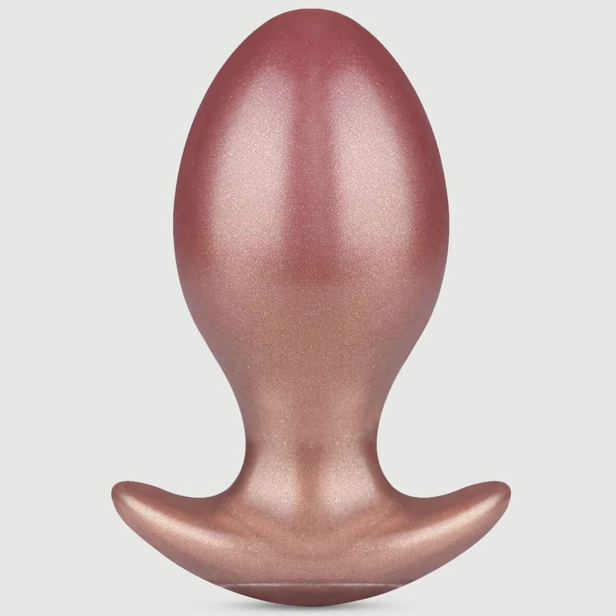 Rundes Wunder Silikon Großer Butt Plug - Bronze