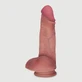 Anthony 20 cm Double Layer Silikon Ultra Realistic Dildo mit Kugeln & Saugnapf - Fleisch