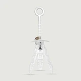 Expandierbarer Anal-Keuschheitsstecker mit Schloss 13 x 5 cm