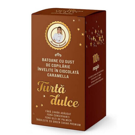 Batoane invelite in ciocolata Turta Dulce Secretele Ramonei, 3 bucati, Laboratoarele Remedia