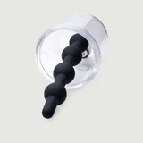 Pompă anală cilindrică Rosebud cu mărgele anale din silicon