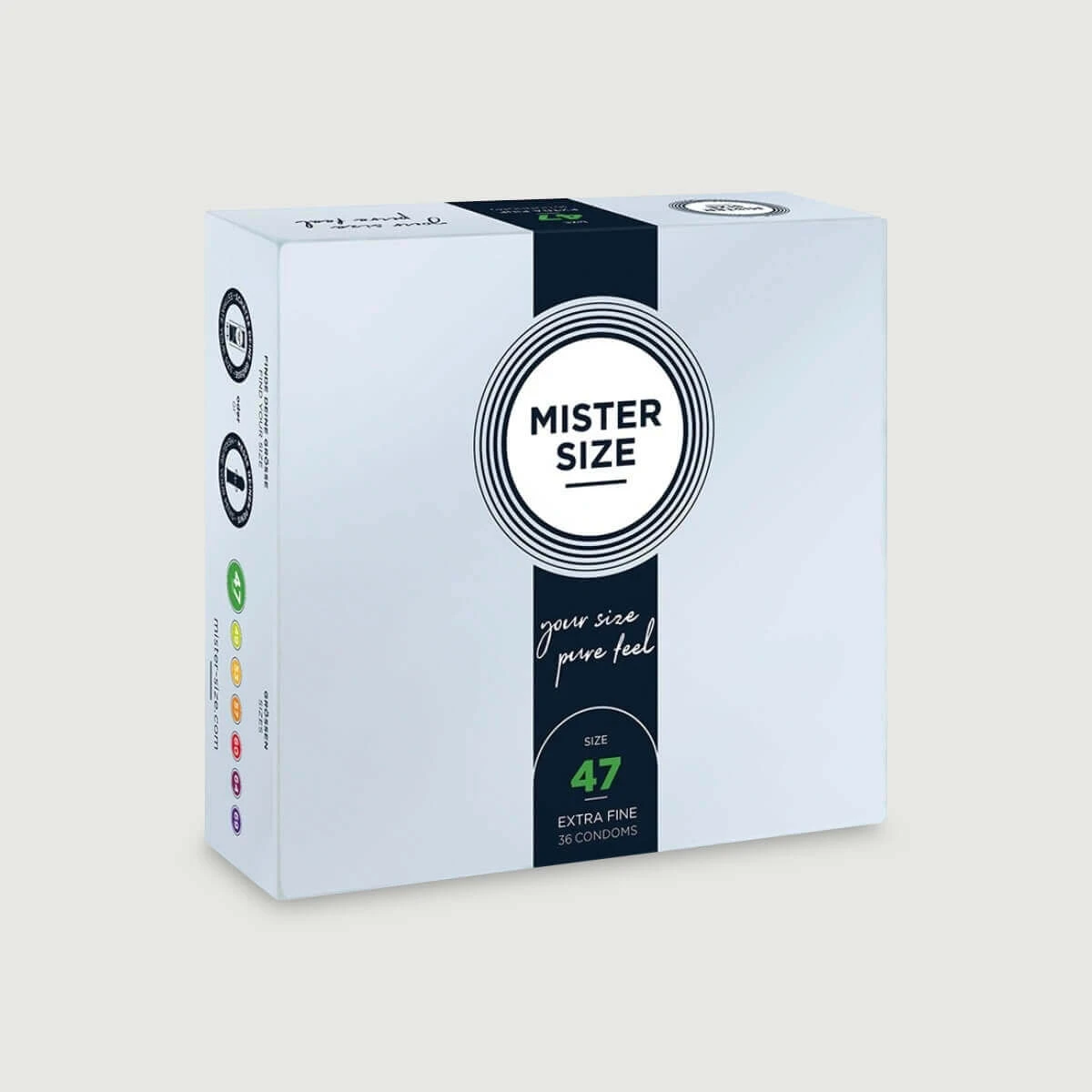 Mister Size Pure Feel Kondome 47 mm - 36 Stück